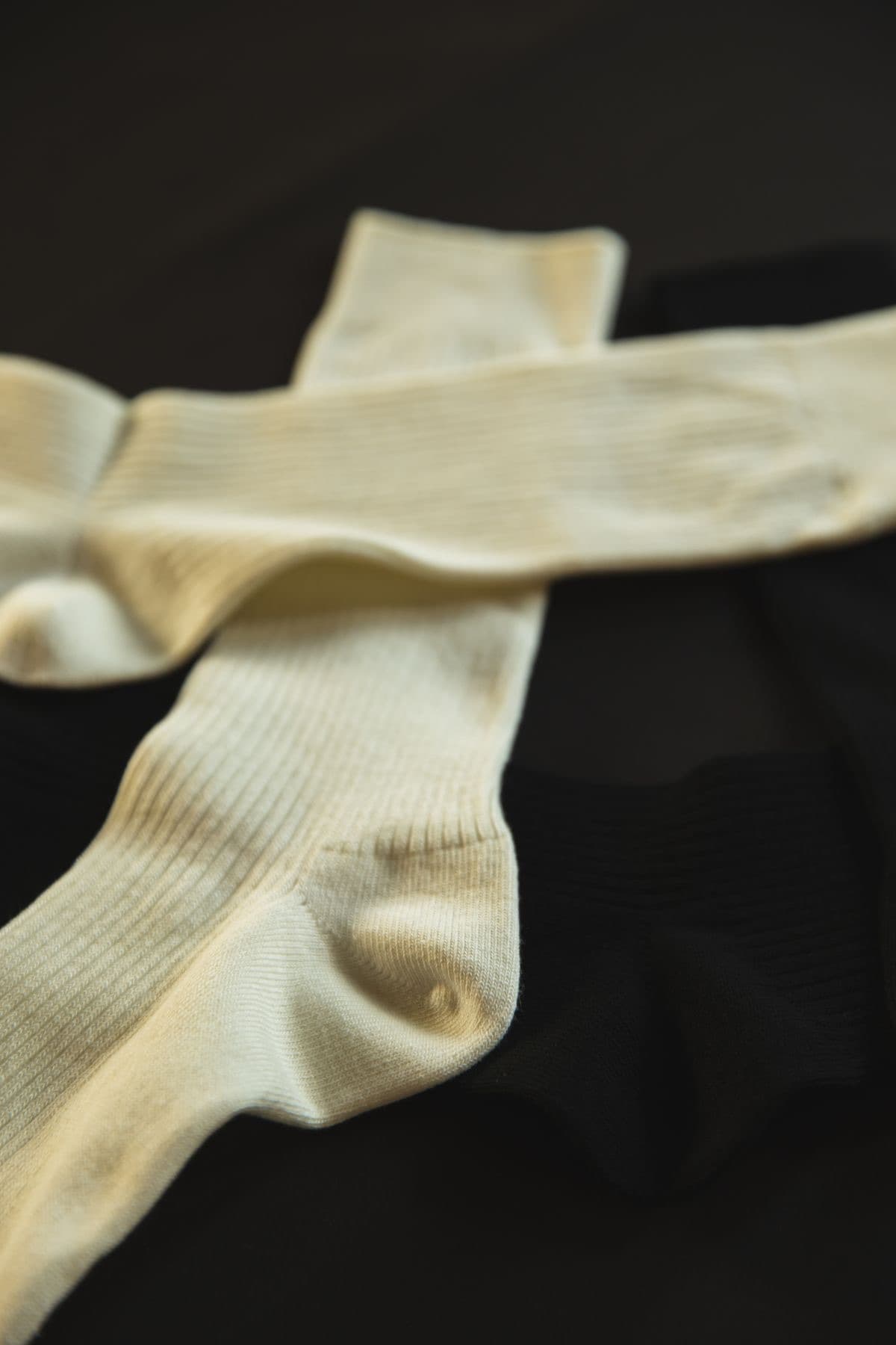 Chaussettes côtelées