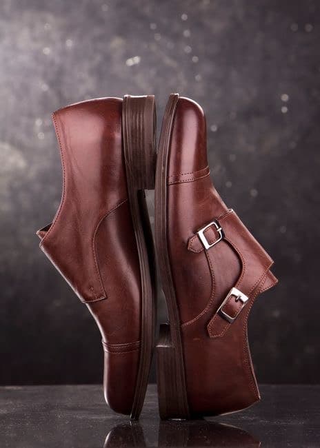 Chaussures à boucle façon monk strap