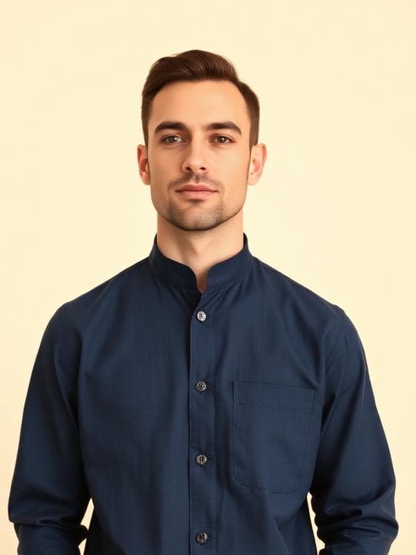 Chemise col officier