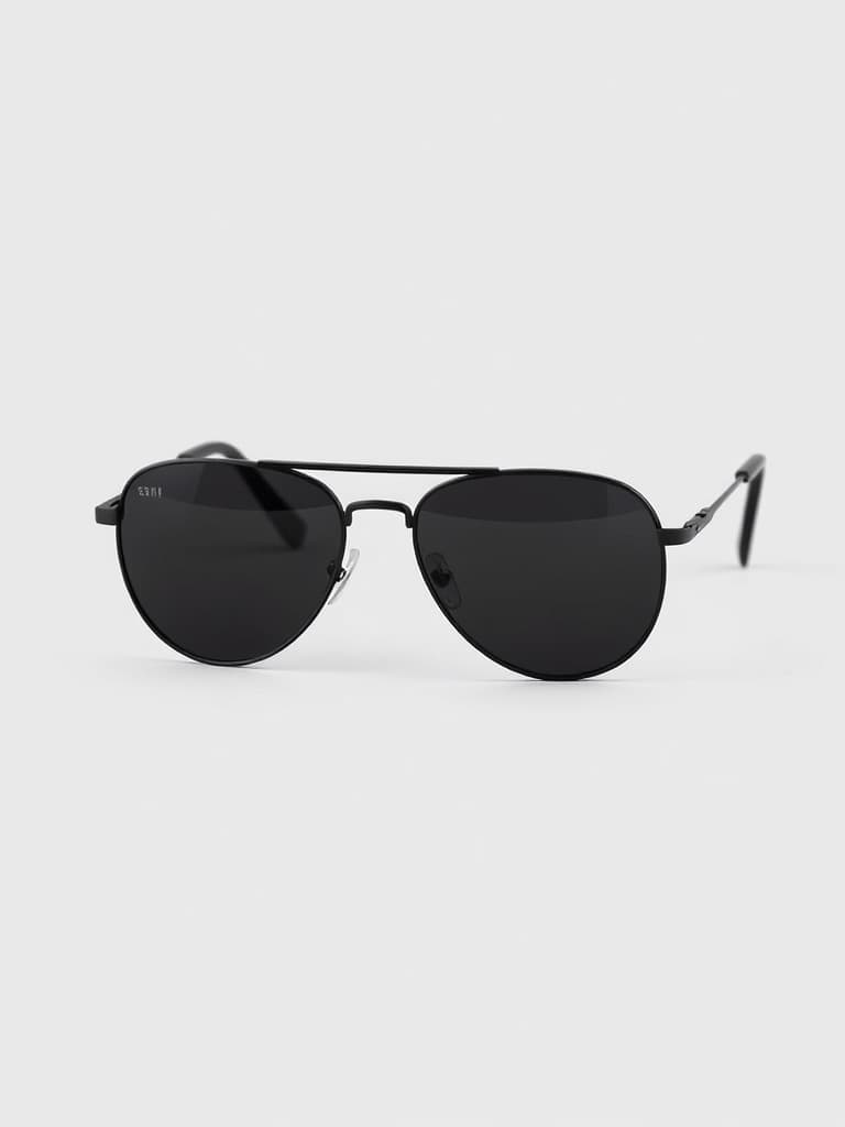 Lunettes aviateur noir mat