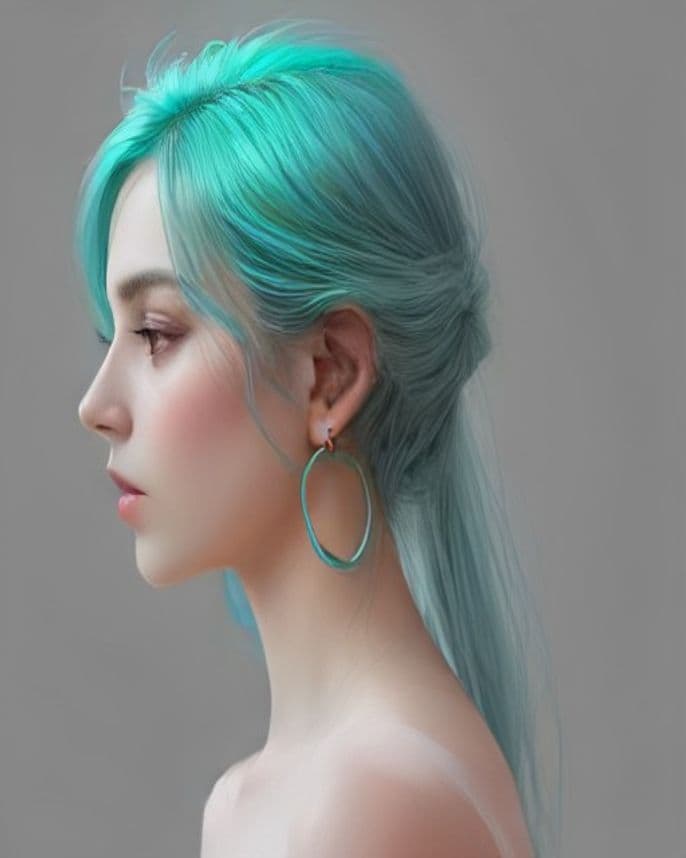 Boucles d'oreilles cercle émaillé