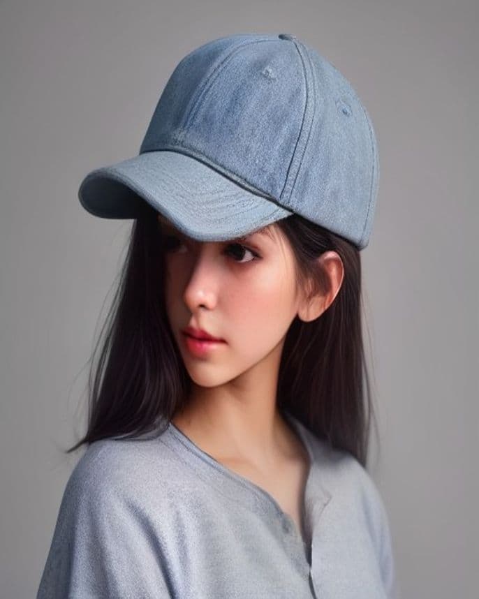 Casquette en coton lavé