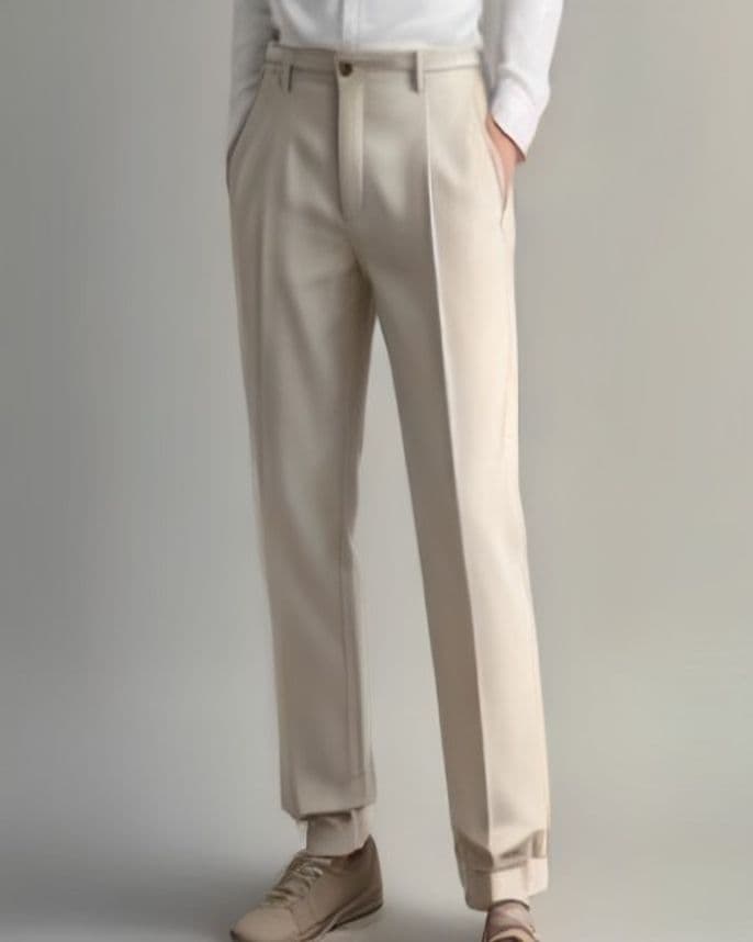 Chino coupe droite