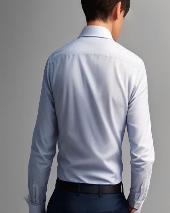 Chemise habillée à fines rayures