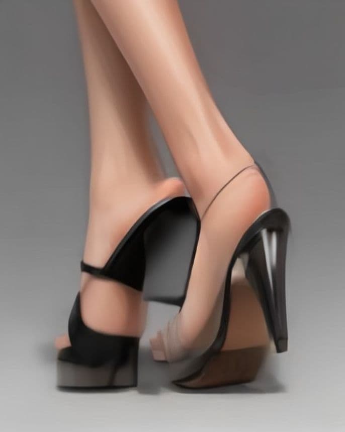 Mules à talon bloc en cuir