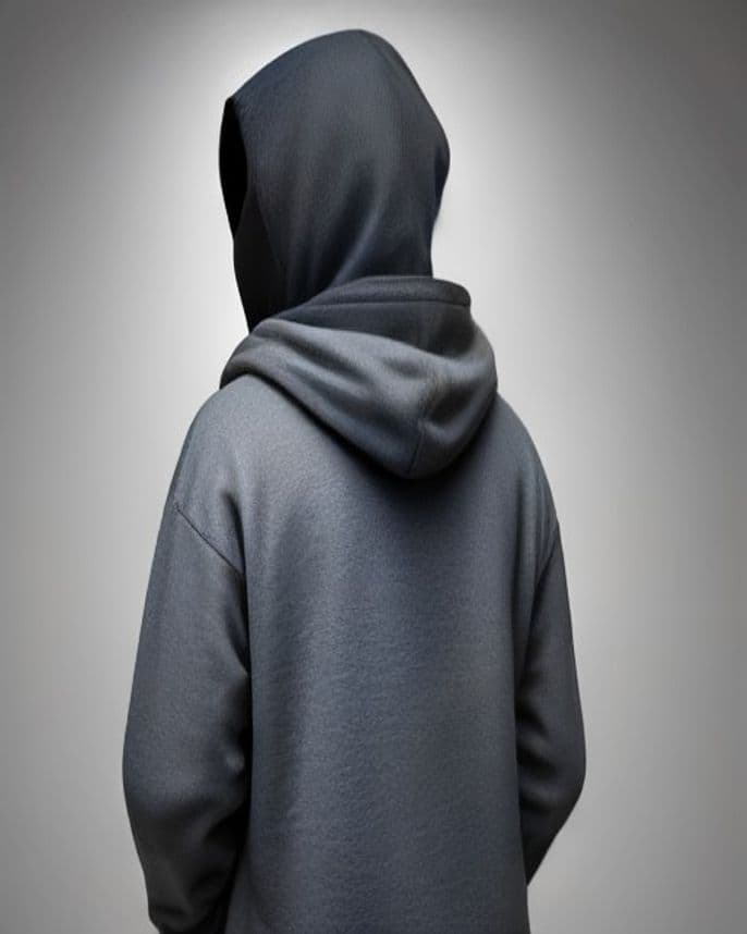 Hoodie à imprimé dos