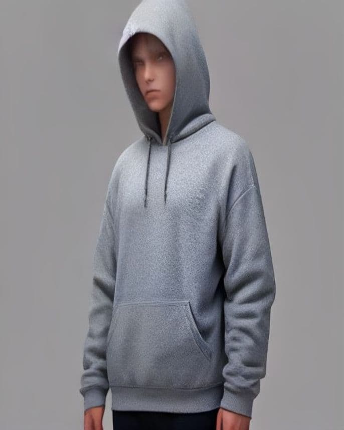 Hoodie en molleton épais