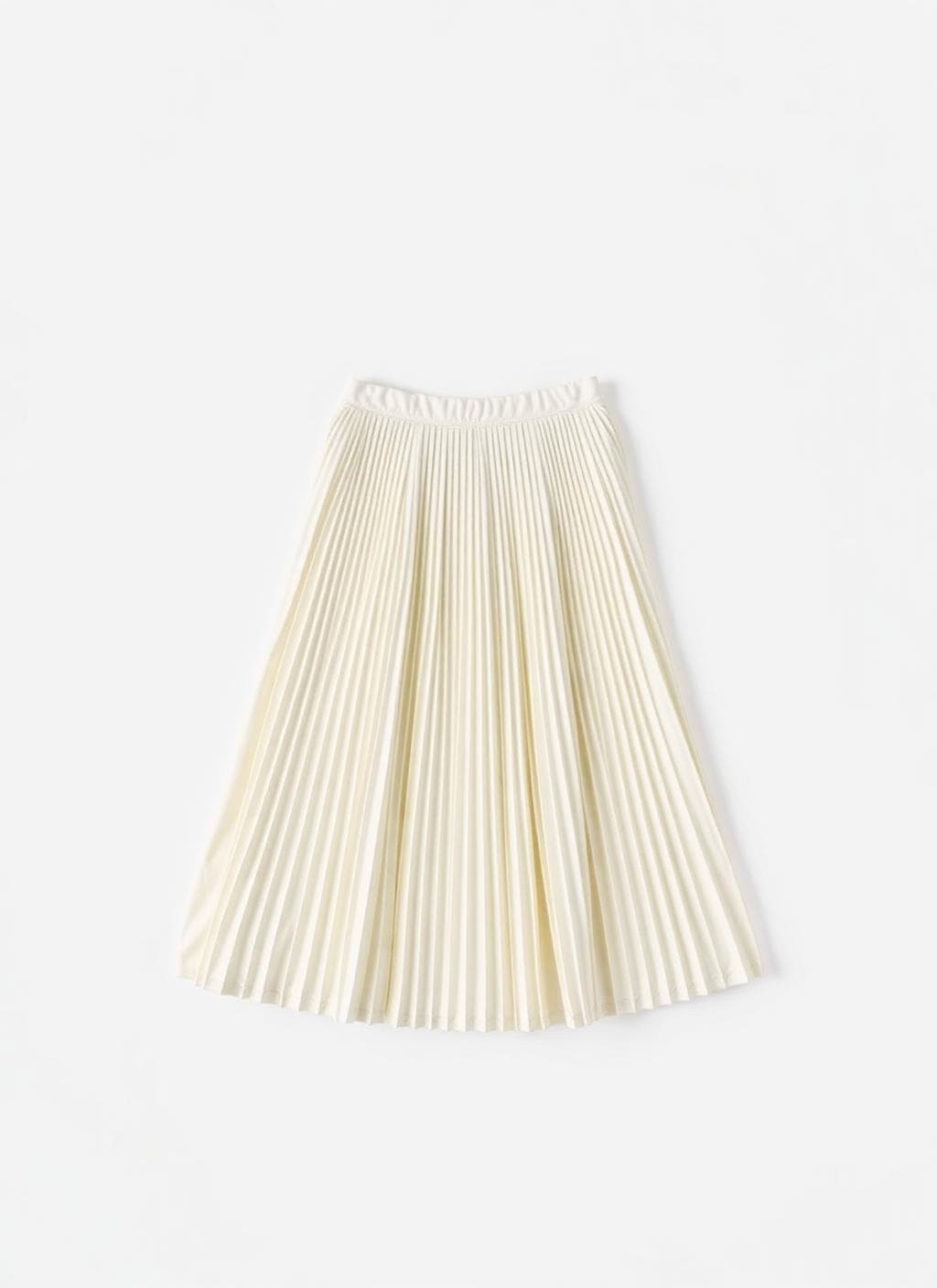 Jupe plissée midi