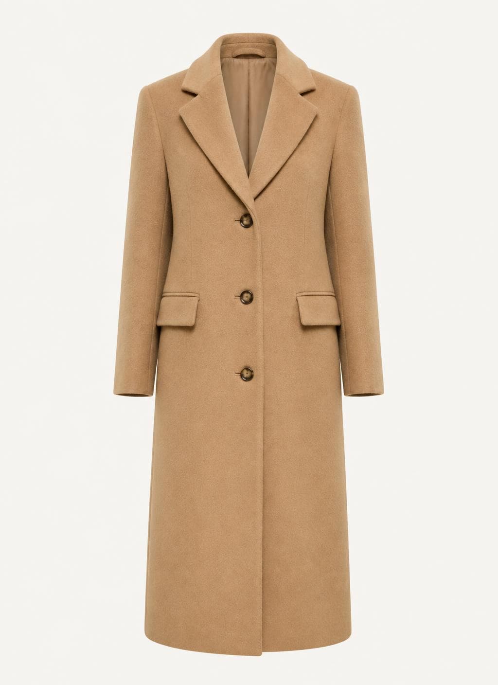 Manteau long en laine