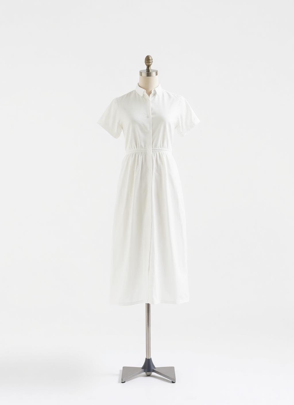 Robe chemise en popeline